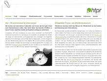 Tablet Screenshot of htpr.de